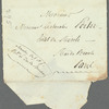 Adrien Victor de Feuchères, Baron de Feuchères to Robert Ker Porter, autograph letter signed