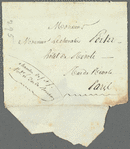 Adrien Victor de Feuchères, Baron de Feuchères to Robert Ker Porter, autograph letter signed