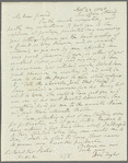 John Taylor to Robert Ker Porter, autograph letter signed