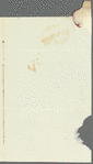 Alexander Urquhart to Miss Porter, autograph note signed