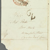Alexander Urquhart to Miss Porter, autograph note signed