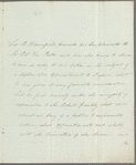 Benjamin Bloomfield, Lord Bloomfield to Robert Ker Robert, autograph letter third person