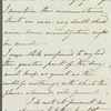 Mrs. Hibbert to Jane Porter, autograph letter signed