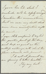 Mrs. Hibbert to Jane Porter, autograph letter signed