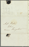 Mrs. Hibbert to Jane Porter, autograph letter signed