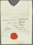 George Hamilton Gordon, Lord Aberdeen to Jane Porter, autograph letter signed