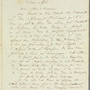 Matvey Alexandrovich Dmitrīev-Mamonov to "cher Monsieur," autograph letter signed