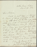 James Stanier Clarke to Jane Porter, autograph letter signed