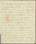 Thomas Porter to Jane Porter, autograph letter signed