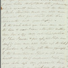 Sir Andrew Halliday to Jane Porter, autograph letter signed