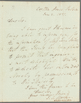 James Stanier Clarke to "Dear Sir," autograph letter signed