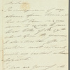 [H.?] Bloomfield to "Mada," autograph letter signed