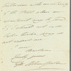 [H.?] Bloomfield to "Mada," autograph letter signed