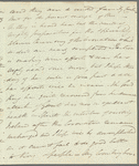 Sir Andrew Halliday to Miss Porter, autograph letter signed