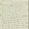 Sir Andrew Halliday to Jane Porter, autograph letter