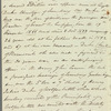 Sir Andrew Halliday to Jane Porter, autograph letter