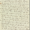 Sir Andrew Halliday to Jane Porter, autograph letter