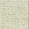 Sir Andrew Halliday to Jane Porter, autograph letter