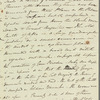 Sir Andrew Halliday to Jane Porter, autograph letter