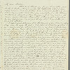 George Stanley Faber to Miss Porter, autograph letter signed