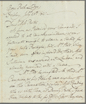 William Gordon to Jane Porter, autograph letter signed