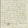 William Gordon to Jane Porter, autograph letter signed
