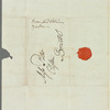 William Gordon to Jane Porter, autograph letter signed