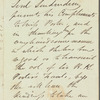 Robert Stewart, Lord Castlereagh to Miss Porter, autograph letter third person