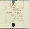 Unidentified sender to Robert Ker Porter, letter cover (empty)