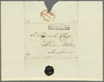 Unidentified sender to Robert Ker Porter, letter cover (empty)