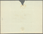 Unidentified sender to Robert Ker Porter, letter cover (empty)