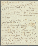 William Waldegrave, Lord Radstock to Jane Porter, autograph letter signed