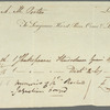 Longman, Hurst, Rees, Orme, and Brown to Anna Maria Porter, printed receipt accomplished in manuscript