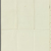 Mr. Hamilton to Jane Porter, autograph letter third person