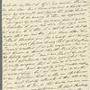 Sophie Birch to Jane Porter, autograph letter signed