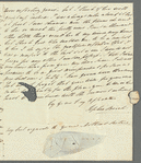 Sophie Birch to Jane Porter, autograph letter signed