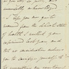 Charlotte Keppel, Lady Albemarle to Miss Porter, autograph letter signed
