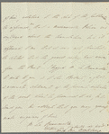 Charles Richard Vaughan to Jane Porter, autograph letter signed