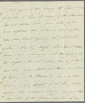 Charles Richard Vaughan to Jane Porter, autograph letter signed