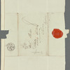 Charles Richard Vaughan to Jane Porter, autograph letter signed