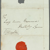 Sir William Knighton to Anne Lindsay, Lady Barnard, autograph letter signed