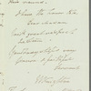 Sir William Knighton to Anne Lindsay, Lady Barnard, autograph letter signed