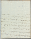 Jane Alice Sargent to "My dear Madam," autograph letter signed