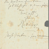 William Waldegrave, Lord Radstock to Jane Porter, autograph letter signed
