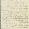 William Waldegrave, Lord Radstock to Jane Porter, autograph letter signed