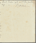 William Waldegrave, Lord Radstock to Jane Porter, autograph letter signed