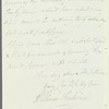 William Frederick, Duke of Gloucester to Jane Porter, autograph letter signed