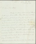 William Frederick, Duke of Gloucester to Miss Porter, autograph letter signed