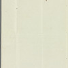 George Canning to Miss Porter, autograph letter third person