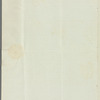 George Canning to Miss Porter, autograph letter third person